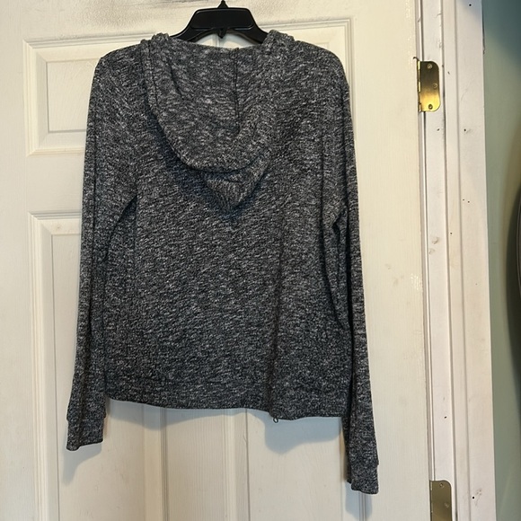 Abercrombie & Fitch Sweat Jacket Size Large Gray - Picture 7 of 7